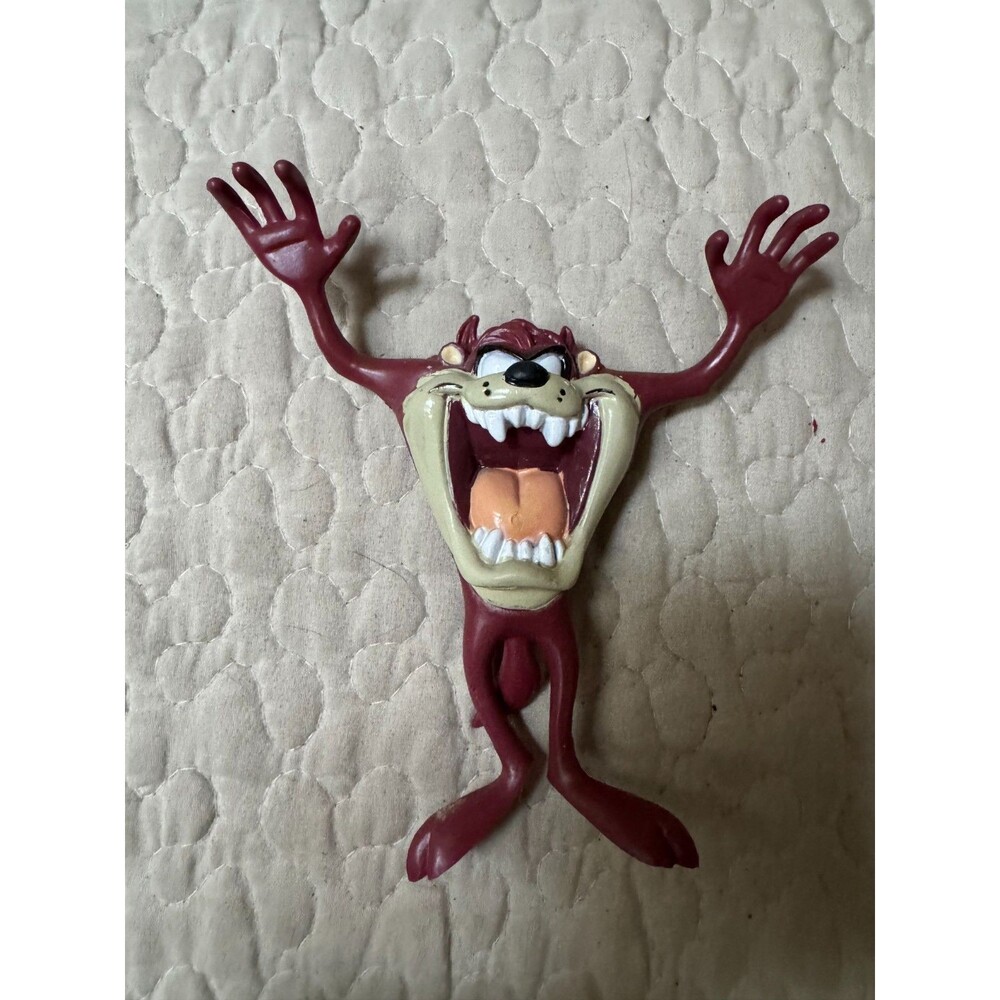 1993 Taz Tasmanian Devil Bendable Figure Tyco Playtime Warner Bros Looney Tunes